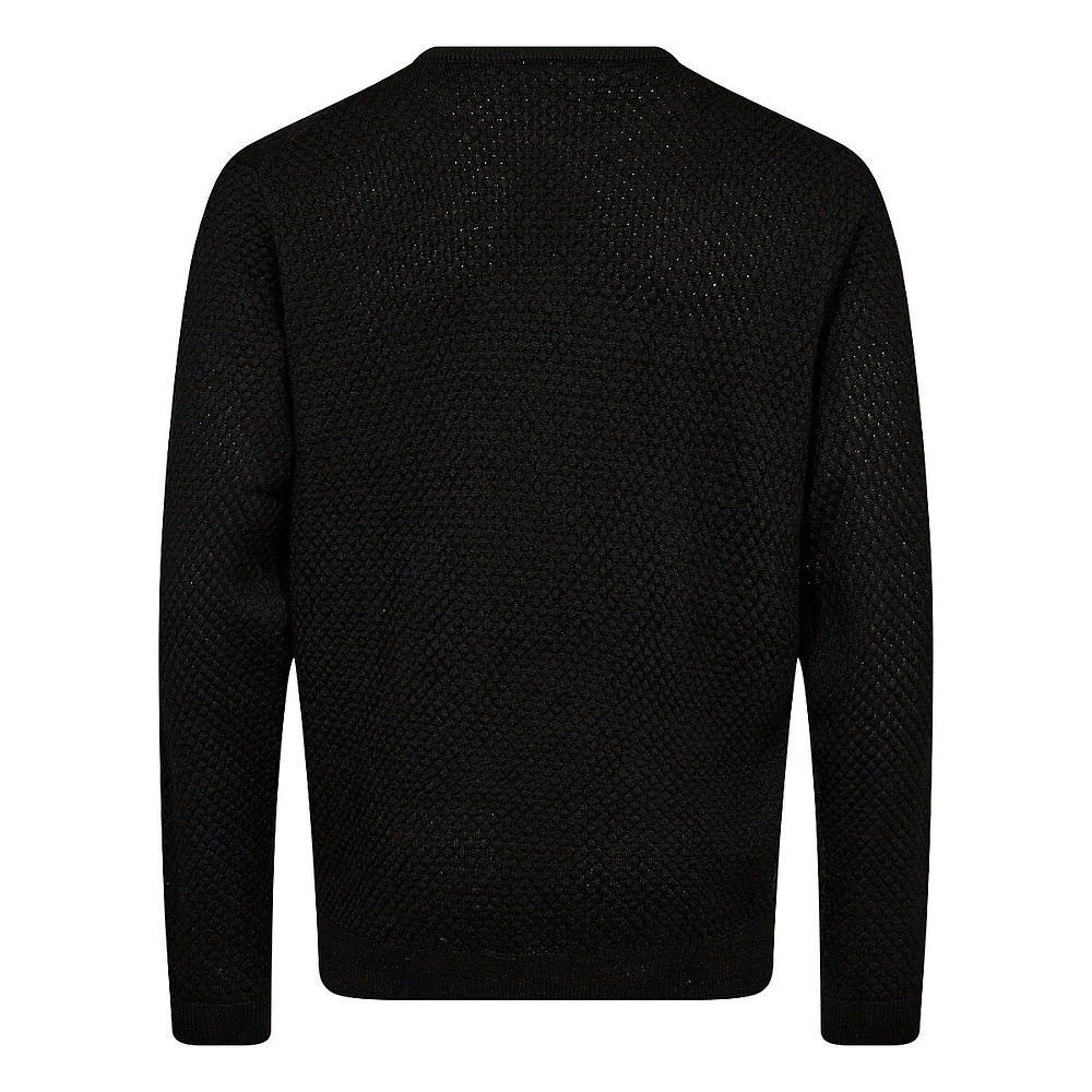 Irving Extrafine Merino Wool-Blend Crew-Neck Sweater