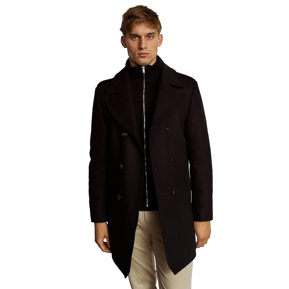 Buckland Slim-Fit Wool-Blend Coat