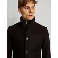 Ontario Slim-Fit 2-In-1 Wool-Blend Coat