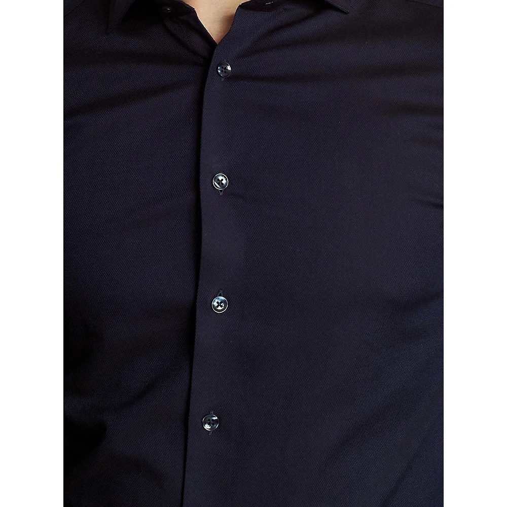 Carmelo Modern-Fit Dobby Dress Shirt