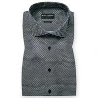 Dwight Loose-Fit Printed Poplin Dress Shirt