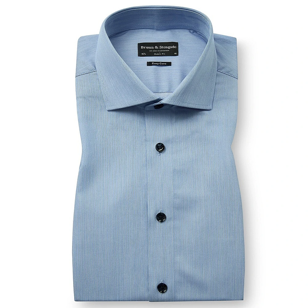 D'Angelo Loose-Fit Mélange Twill Dress Shirt