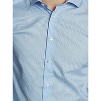 Porter Modern-Fit Gingham Twill Dress Shirt