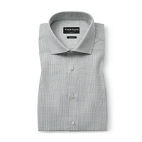 Glan Modern-Fit Checkered Twill Dress Shirt