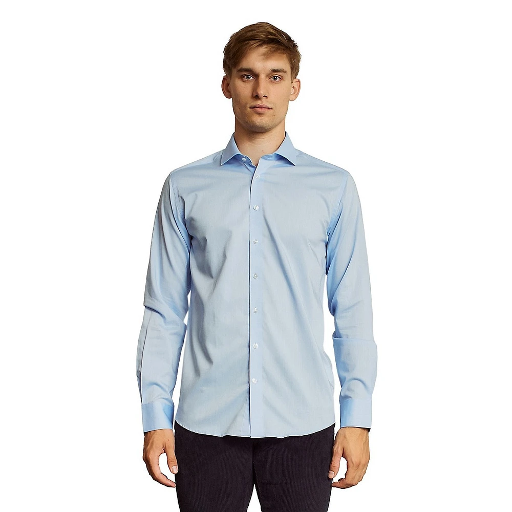 O'Neal Modern-Fit Melange Poplin Shirt