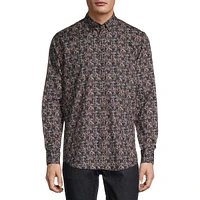 Abstract Floral Shirt