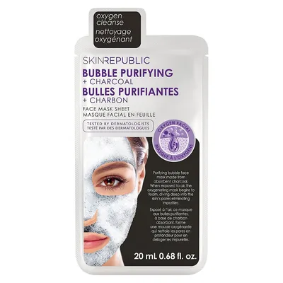 Bubble Purifying Charcoal Face Mask Sheet
