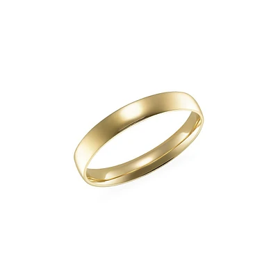 10K Yellow Gold 3MM Band Ring