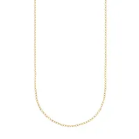 10K Yellow Gold Curb Chain Necklace