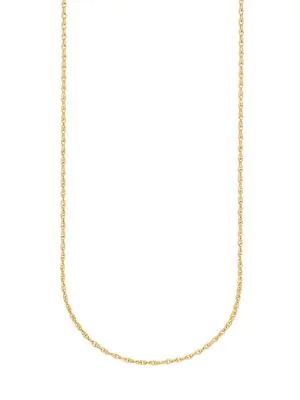 primavera 24k gold over silver rope chain necklace