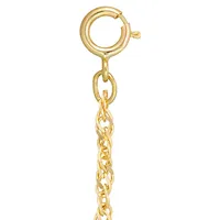 Collier en chaîne Singapour or jaune 10 ct