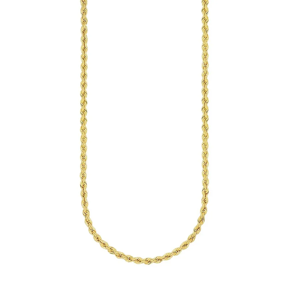 10K Goldplated & Sterling Silver Chain Necklace