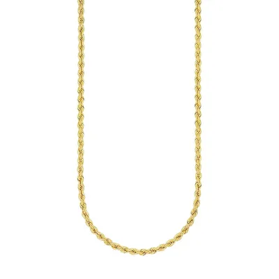 10K Goldplated & Sterling Silver Chain Necklace