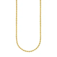 10K Goldplated & Sterling Silver Chain Necklace