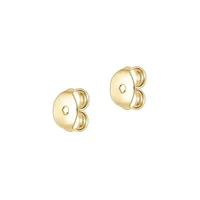 10K Goldplated Sterling Silver Filigree Ball Stud Earrings