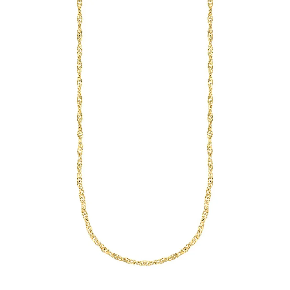 Singapore 10KT Gold Necklace