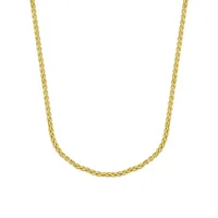 10K Goldplated Sterling Silver Chain Necklace - 18"