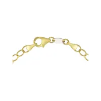 10K Two-Tone Goldplated Sterling Silver Fancy-Link Bracelet