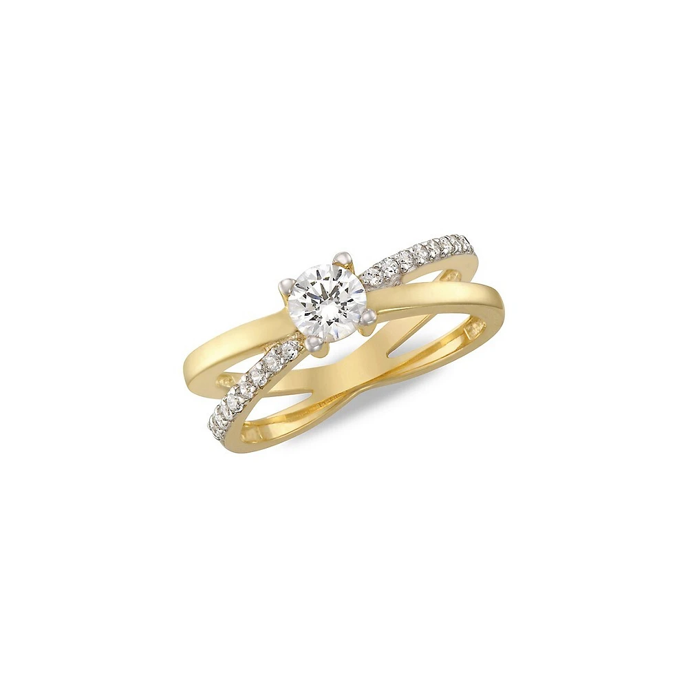 Gold Celebration 10K Yellow Engagement Ring