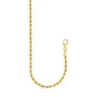 Goldplated Sterling Silver Rope Chain Necklace