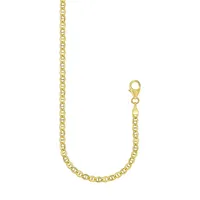 ​10K Goldplated Sterling Silver Marin Necklace - 18" X 0.02MM