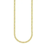 ​10K Goldplated Sterling Silver Marin Necklace - 18" X 0.02MM