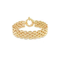 18K Goldplated Pantera-Link Bracelet