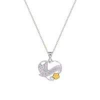 Number 1 Grandma Goldplated Sterling Silver Pendant Necklace