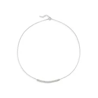 Collier à barre en argent sterling Silver Celebration