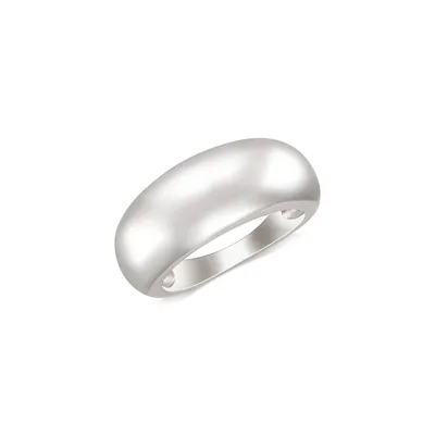 Sterling Silver Domed Ring