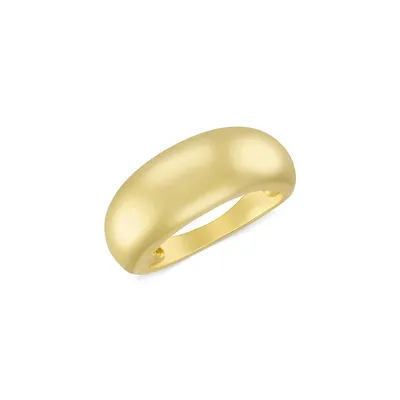 Goldplated Domed Ring