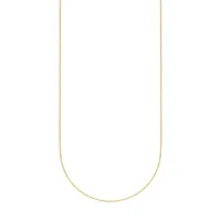10K Yellow Gold Diamond-Cut Necklace