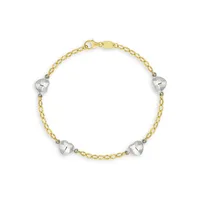 ​10K Goldplated Sterling Silver Bracelet