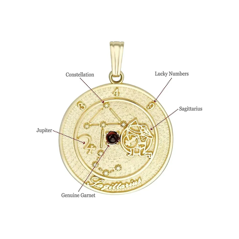 Gold Celebration 10K Yellow Gold Sagittarius Talisman Pendant