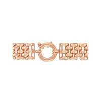 18K Rose Goldplated 5-Row Pantera-Link Bracelet