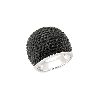 Sterling Silver & Crystal Ring