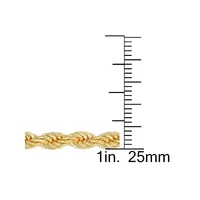 18K Gold Plated Rope Bracelet