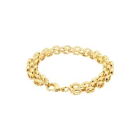 18K Goldplated Pantera-Link Bracelet