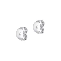 Sterling Silver & Cubic Zirconia 2-Piece Earrings Set