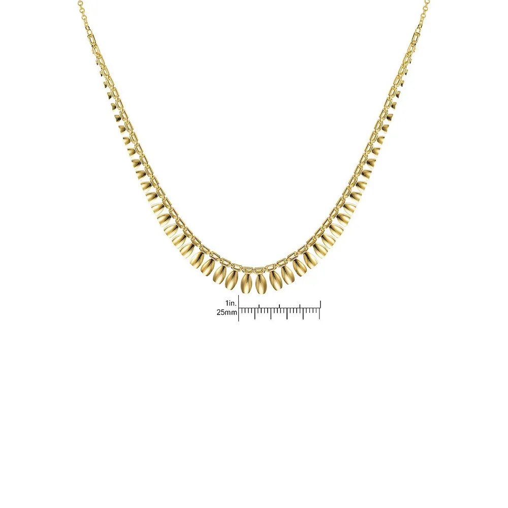 10K Goldplated Sterling Silver Cleopatra Necklace