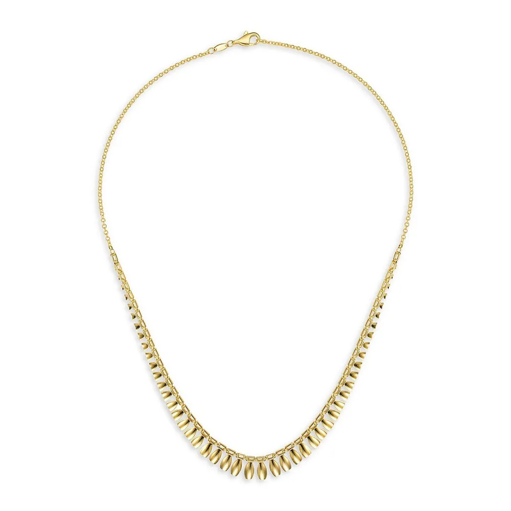 10K Goldplated Sterling Silver Cleopatra Necklace