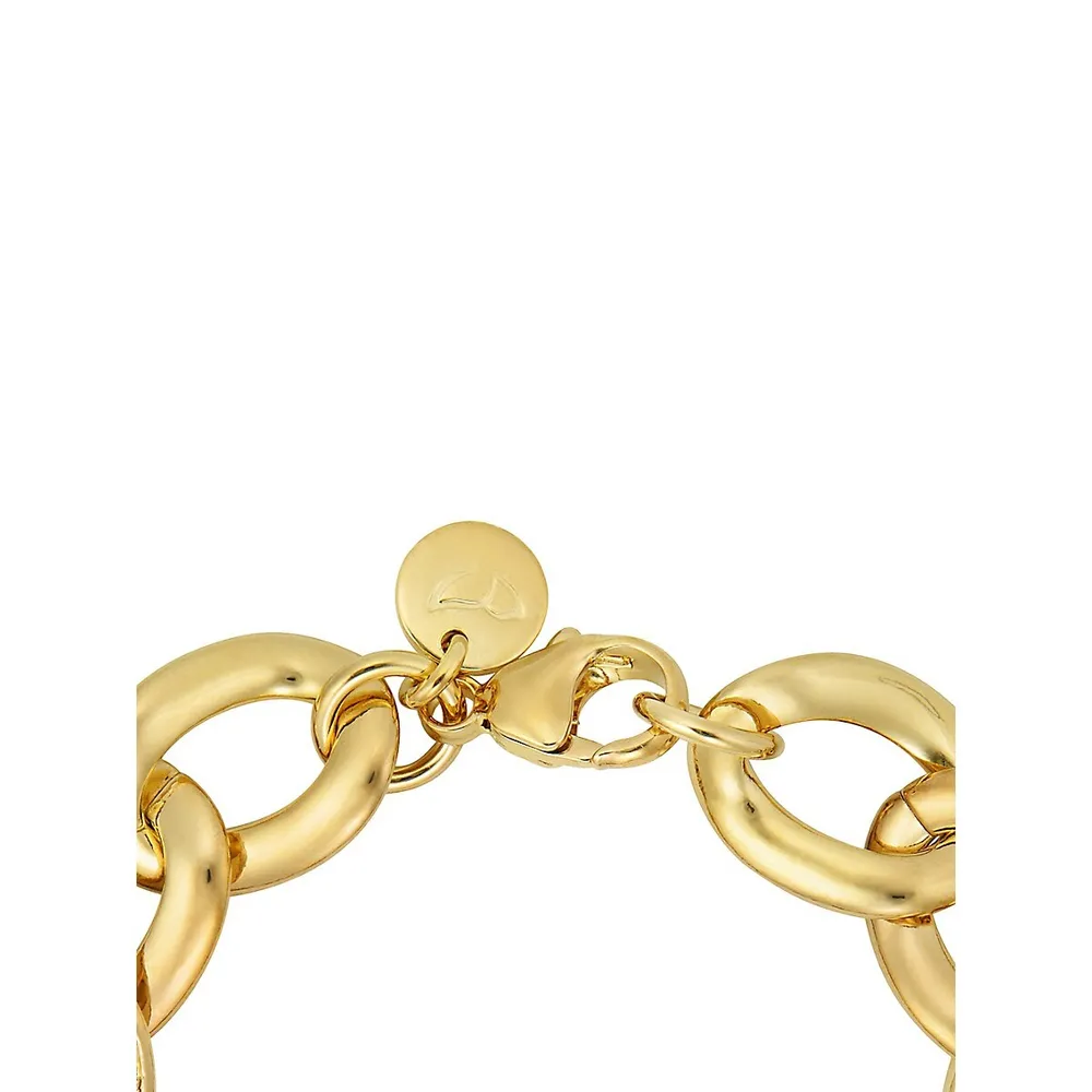 18K Goldplated Link Bracelet