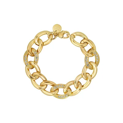 18K Goldplated Link Bracelet