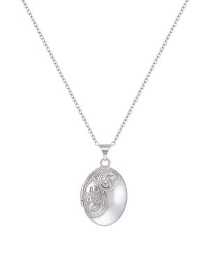 argos silver lockets