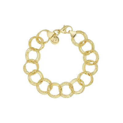 Bracelet plaqué or 18 ct