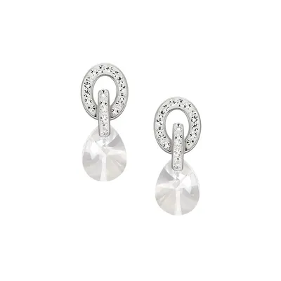 Sterling Silver & Cubic Zirconia Drop Earrings