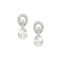 Sterling Silver & Cubic Zirconia Drop Earrings