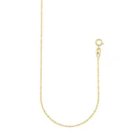 10K Yellow Gold Chain Necklace