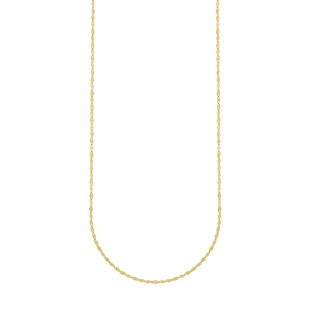 10K Yellow Gold Chain Necklace