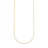 10K Yellow Gold Chain Necklace